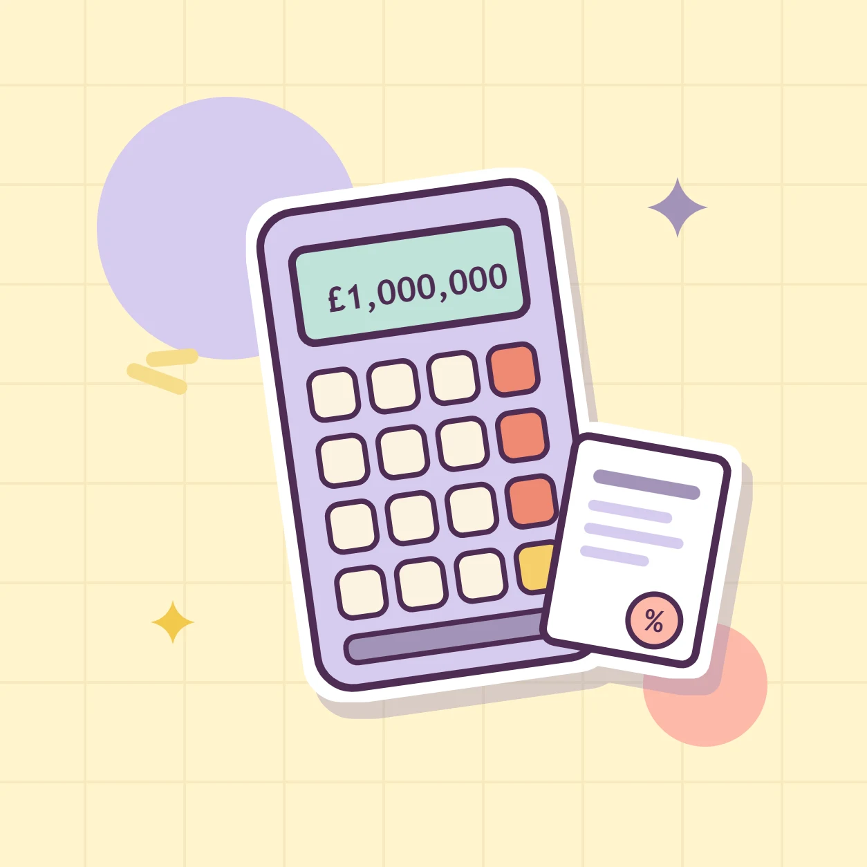 Illustration of a calculator