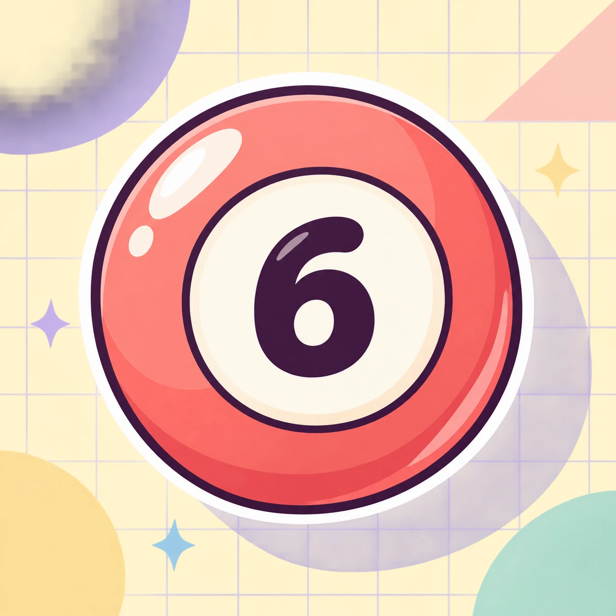 Illustration of a lottery ball